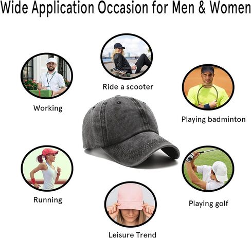 Life is Better with Dogs Hat, Adjustable Embroidered Baseball Cap, Funny Adult Summer Denim Cap, Birthday Gifts for Men Women Dog Lovers in Saudi Arabia