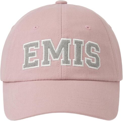Twill Capital Baseball Cap Logo Adjustable Unisex Casual Streetwear Hat Pink in Saudi Arabia