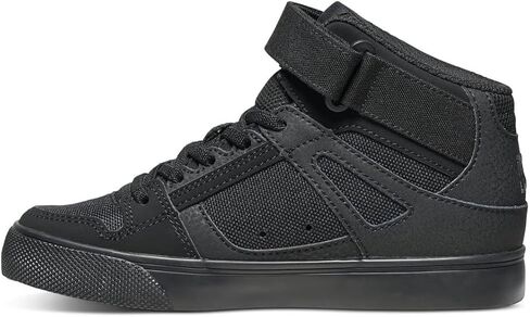 حذاء تزلج DC boys Pure High Top Ev مع حزام للكاحل وأربطة مرنة - - 5 Big Kid US in Kuwait