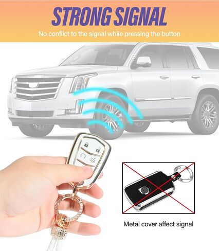ESEWALAS Bling Car Key Fob Case,Car Key Fob Cover Key Case Shell,Car Remote Smart Key Protector Holder,TPU Key Case with Keychain Lanyard,Keyless Remote Key Fob Shell (for Vw a) in Kuwait