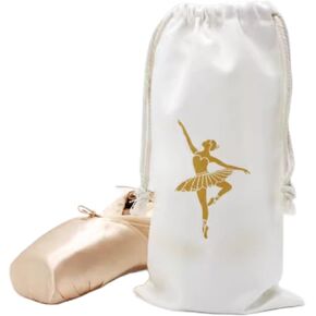 Dance Bag for Girls 4-6, 7-8, 10-12 Ballet Pointe Shoe Bag with Zipper Toddler Dance Shoe Bag in Kuwait