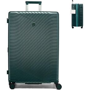 MILADA 28 Inch Large Expandable Checked Luggage - Hardshell Spinner Suitcase with 8 Wheels, TSA Lock, Durable PC Shell, Lightweight Extra Large Capacity for Extended Travel, Interstellar Blue in Saudi Arabia