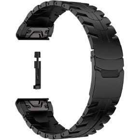 Quick Fit 22 26mm Titanium Strap For Garmin Fenix 8 51mm 7 7X 6 6X Pro 5 5X Plus Metal Bracelet Accessories in Saudi Arabia