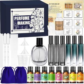 Perfume Making Kit- DIY Cologne Making Kit for Men, Make Your Own Scent with Essential Oil, Spray Bottle, Men's Fragrances Maker, Scent Set, Perfume Gifts for Women Girls Boyfriend in Saudi Arabia