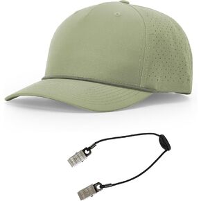 مجموعة قبعة سائق الشاحنة ذات 5 ألواح مثقوبة بالليزر من The Hat Pros Richardson 355 مع أداة التقاط قبعات THP in Kuwait