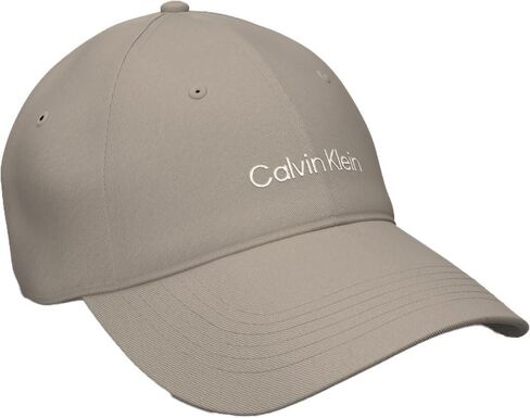 Calvin Klein - Mens Logo Embroidery Baseball Cap, Color Vintage Khaki, Size: O/S in Kuwait