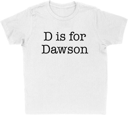 D is for Dawson Kids T-Shirt Youth in Saudi Arabia