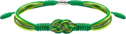 Concentric knot woven rope hand woven rope colorful daily wear lucky bracelet in Saudi Arabia