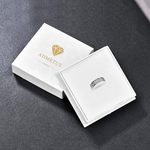 Celtic Knot Rings Sterling Silver Wedding Band Rings for Men Celtic Ring Jewelry Gifts for Men Rings Size 12 in Saudi Arabia