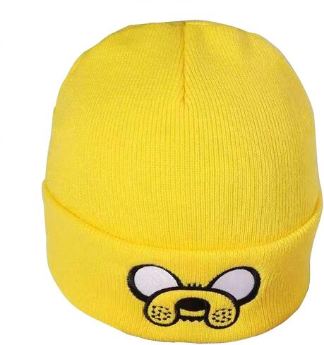 Beanie for Men Women, Unisex Cuffed Yellow Beanies Embroidered Winter Beanies Hats Cartoon Designed Warm Skull Knit Hat Halloween Party Beanie in Saudi Arabia
