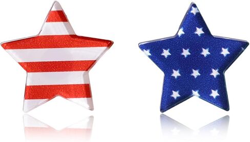 4th of July Earrings for Women- Patriotic Red White and Blue Star Stud Jewelry, Fourth of July Outfits Accessories Gifts in Saudi Arabia