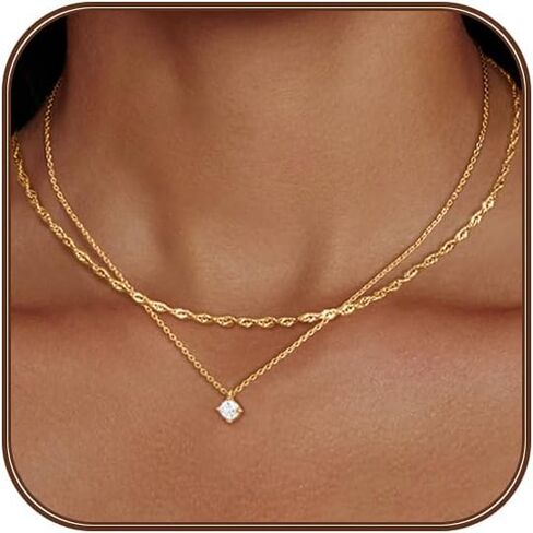 Airmb Cross Necklace for Women Choker 14K Gold/925 Silver Plated Dainty Choker Small Cross Pendant Trendy Cute Cross Charm Delicate Necklace Hypoallergenic Faith Jewelry Religious Gifts for Women in Saudi Arabia