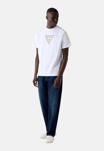 Guess Men's Eco Short Sleeve Terry Logo Tee in Kuwait