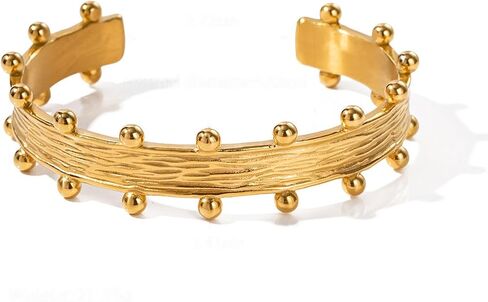 Gold Bracelets for Women, 18K Gold Plated Chain Bracelets, Adjustable Layered Stackable Bracelet in Saudi Arabia