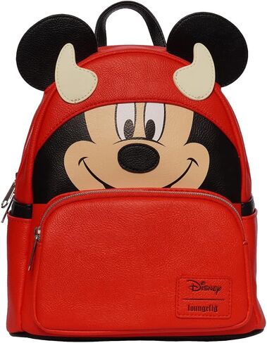 حقيبة ظهر صغيرة من Loungefly Disney Mickey Mouse Devil Mickey Mini - حصريًا من Entertainment Earth in Kuwait