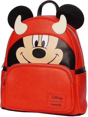 حقيبة ظهر صغيرة من Loungefly Disney Mickey Mouse Devil Mickey Mini - حصريًا من Entertainment Earth in Kuwait