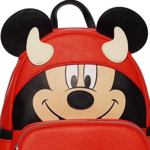 حقيبة ظهر صغيرة من Loungefly Disney Mickey Mouse Devil Mickey Mini - حصريًا من Entertainment Earth in Kuwait