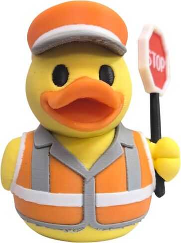 تمثال Crossing Guard Duck القابل للتجميع - ديكور مكتبي مفصل بموضوع السلامة لتقديم هدية أو عرض فريد - مطبوع ثلاثي الأبعاد في كندا in Kuwait
