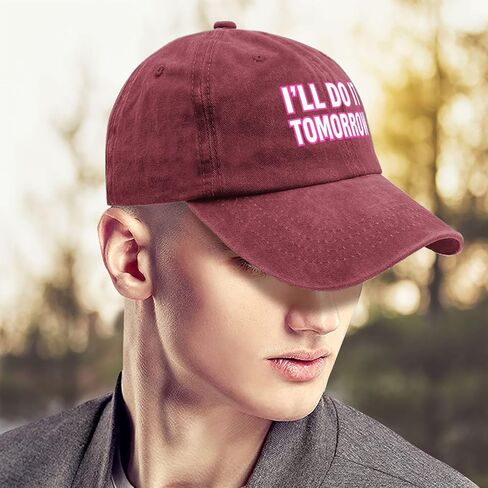 I'll Do It Tomorrows Trucker Hat Garde Caps for Mom in Kuwait