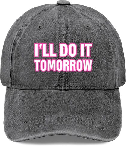 I'll Do It Tomorrows Trucker Hat Garde Caps for Mom in Kuwait