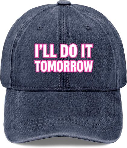 I'll Do It Tomorrows Trucker Hat Garde Caps for Mom in Kuwait