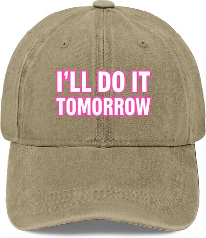 I'll Do It Tomorrows Trucker Hat Garde Caps for Mom in Kuwait