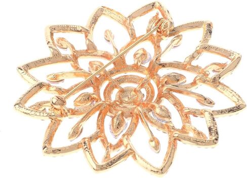 Large Crystal Flower Brooch in Saudi Arabia