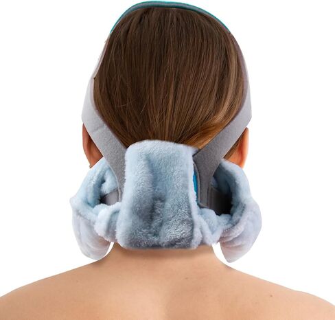 CPAP Neck Pad, Fleece CPAP Strap Cover for Neck, Soft Neck Pad Cushion for F20, Cpap Headgear Strap Covers for Most CPAP Full Face & Nasal Mask Headgear Straps, Reduce Red Marks and Pressure Relief in Saudi Arabia
