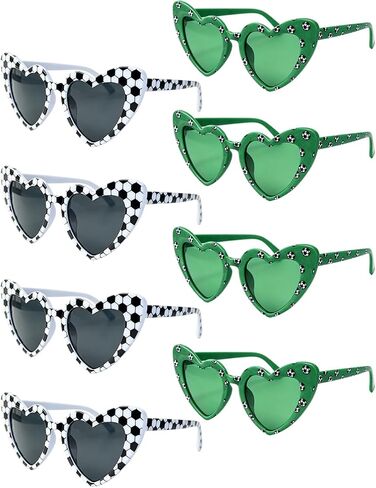 Soccer Sunglasses Bulk Fun Heart Glasses for Team Gifts Birthday Party Favors Game Day Celebrations in Saudi Arabia