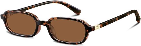GRFISIA Retro Rectangular Sunglasses for Women Trendy Narrow Small 90s Style Square Frame Sun Glasses UV Protection in Kuwait