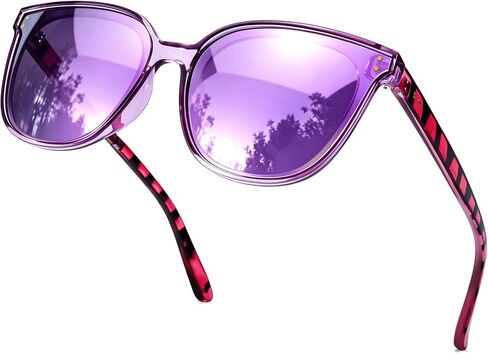 SIPHEW Polarized Sunglasses for Women - Oversized Cat-Eye Frame with UV400 Protection | Lightweight Shades in Saudi Arabia