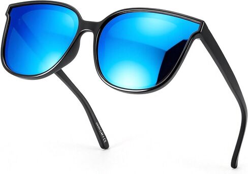 SIPHEW Polarized Sunglasses for Women - Oversized Cat-Eye Frame with UV400 Protection | Lightweight Shades in Saudi Arabia