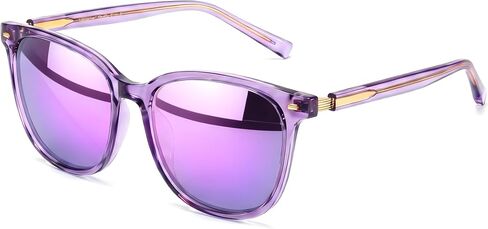 Chicid Oversized Cat Eye Polarized Sunglasses for Women, Mirrored UV400 Sun Glasses for Beach & Driving in Saudi Arabia