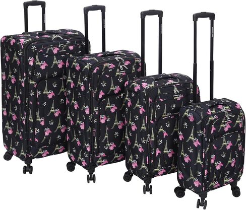 Karriage-Mate 4-Piece Expandable Softside Luggage Set with Spinner Wheels, Lightweight Travel Suitcases for Trips (CW1) in Saudi Arabia