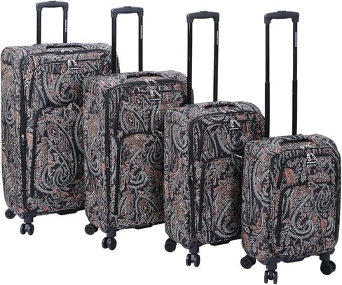 Karriage-Mate 4-Piece Expandable Softside Luggage Set with Spinner Wheels, Lightweight Travel Suitcases for Trips (CW1) in Saudi Arabia