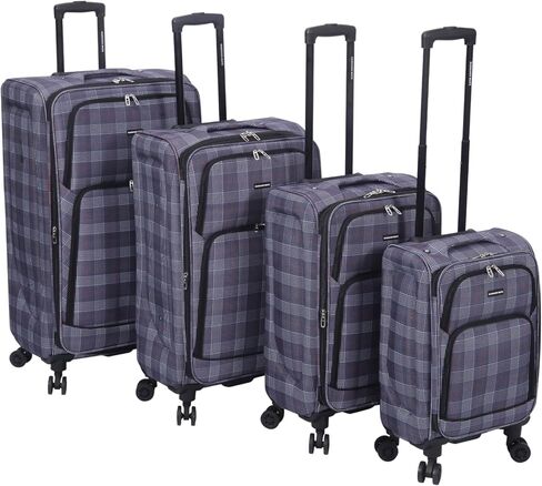 Karriage-Mate 4-Piece Expandable Softside Luggage Set with Spinner Wheels, Lightweight Travel Suitcases for Trips (CW1) in Saudi Arabia