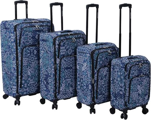 Karriage-Mate 4-Piece Expandable Softside Luggage Set with Spinner Wheels, Lightweight Travel Suitcases for Trips (CW1) in Saudi Arabia