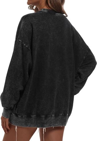 Western Cow Skull Sweatshirts For Women Oversized Graphic Sweatshirt Vintage Crewneck Sweat Shirts Cowgirl Boho Tops in Saudi Arabia