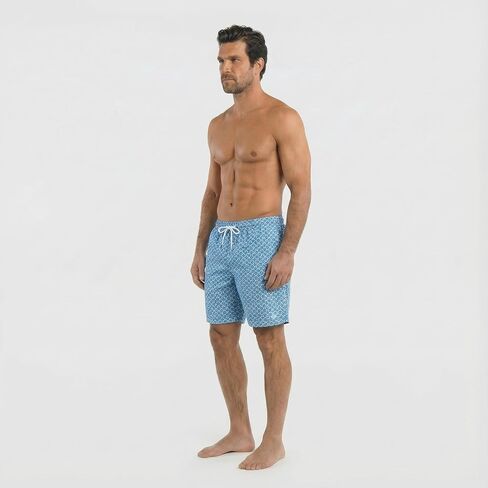 BERMIES Men’s Long Swim Trunks with Soft Mesh Liner - 6" Inseam, Quick-Dry, 4-Way Stretch, UPF 50+, Eco-Friendly Fabric in Saudi Arabia