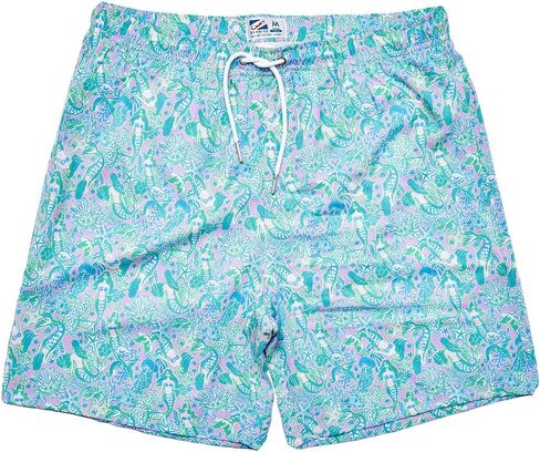 BERMIES Men’s Long Swim Trunks with Soft Mesh Liner - 6" Inseam, Quick-Dry, 4-Way Stretch, UPF 50+, Eco-Friendly Fabric in Saudi Arabia