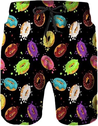 Mens Swim Trunks with Mesh Lining,Quick Dry Swimsuit Board Shorts Beach Pants Swimwear Bathing Suits in Saudi Arabia