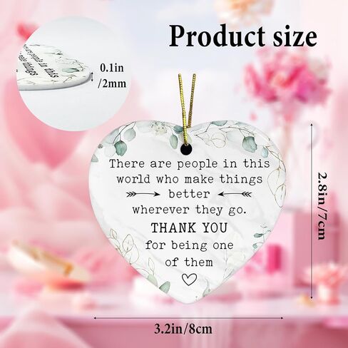 Thank You Gifts for Women,Going Away Gifts for Coworkers Women,Goodbye Gift for Coworkers,Friends,Mentor,Boss (Acrylic Card+Gift Box) in Saudi Arabia