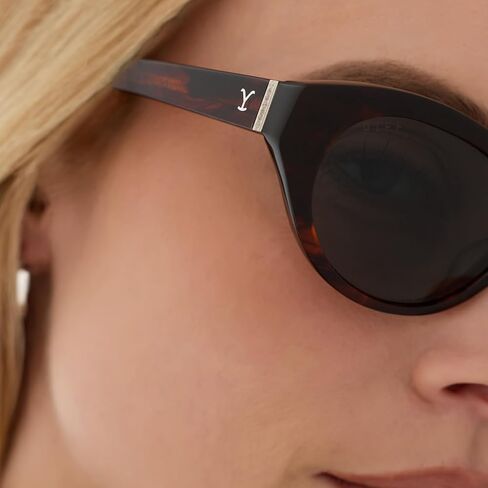 مهرجان دبي السينمائي | نظارة شمسية يلوستون بيث IV نظارات شمسية بيضاوية للنساء | حماية مستقطبة من الأشعة فوق البنفسجية 400 | سيكويا الغربية + G15 in Kuwait