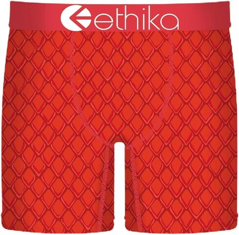 سروال داخلي رجالي متوسط ​​الطول من Ethika، طول ممتد، يتمدد في 4 اتجاهات مع حزام خصر مميز in Kuwait