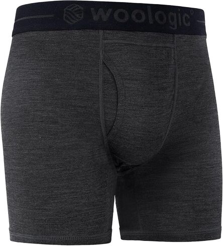 100% Merino Wool Mens Underwear,Moisture Wicking Breathable Slim Fit Boxer Briefs For Hiking, Travel & Everyday in Saudi Arabia