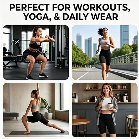 2026 New 3D Anti-Cellulite Leggings Shorts with Pockets for Women,High Waist Tummy Control Sculpting Workout Yoga in Kuwait