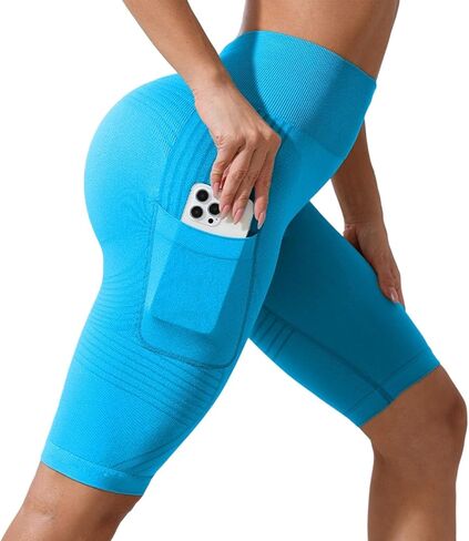 2026 New 3D Anti-Cellulite Leggings Shorts with Pockets for Women,High Waist Tummy Control Sculpting Workout Yoga in Kuwait