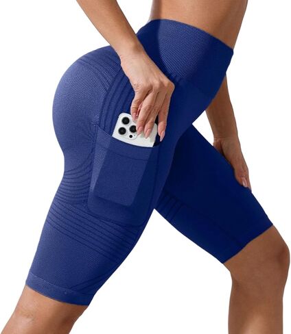 2026 New 3D Anti-Cellulite Leggings Shorts with Pockets for Women,High Waist Tummy Control Sculpting Workout Yoga in Kuwait