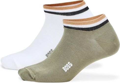 BOSS Men's 2 Pack Iconic Stripe Ankle Band Socks in Saudi Arabia