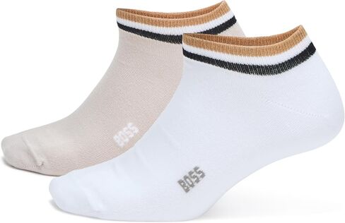 BOSS Men's 2 Pack Iconic Stripe Ankle Band Socks in Saudi Arabia